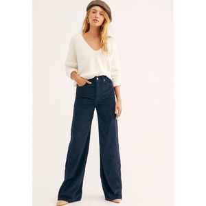 Levi's Dark Blue Flare & Wide Leg Jeans